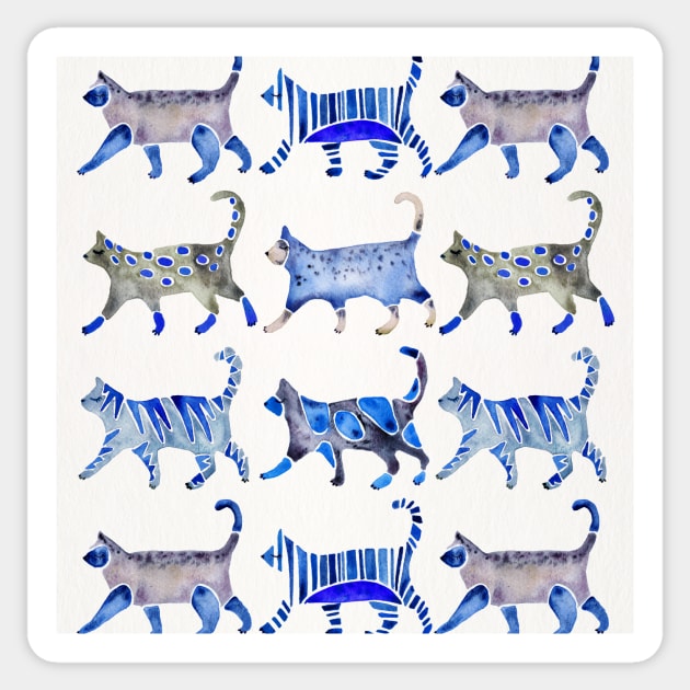 Blue Cat Collection Sticker by CatCoq